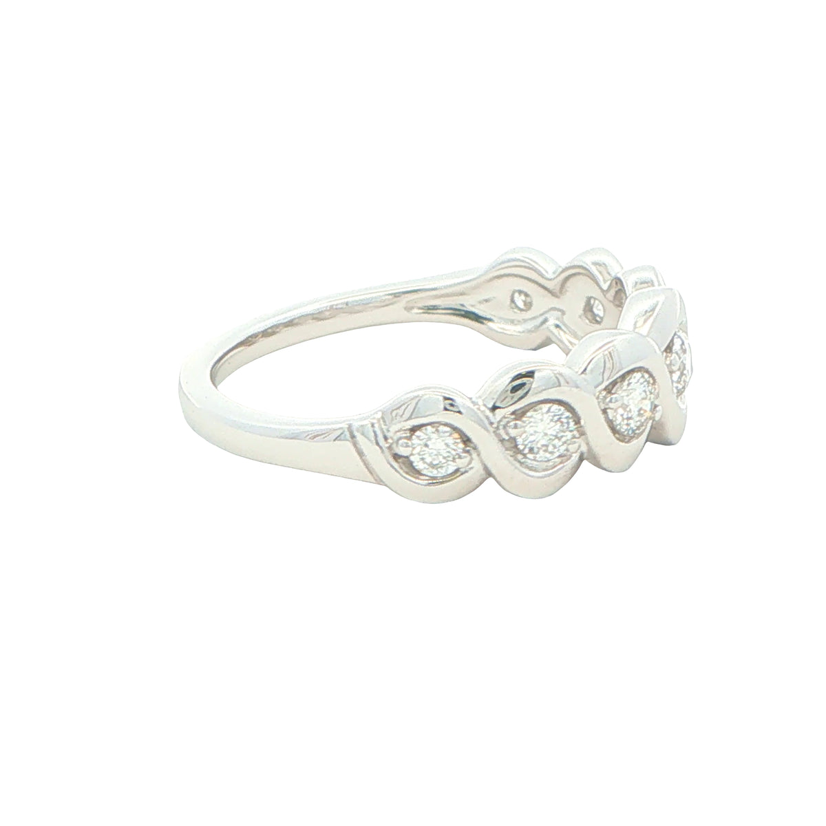 Round Brilliant cut diamond 7 stone ring - 0.40cts Gardiner Brothers