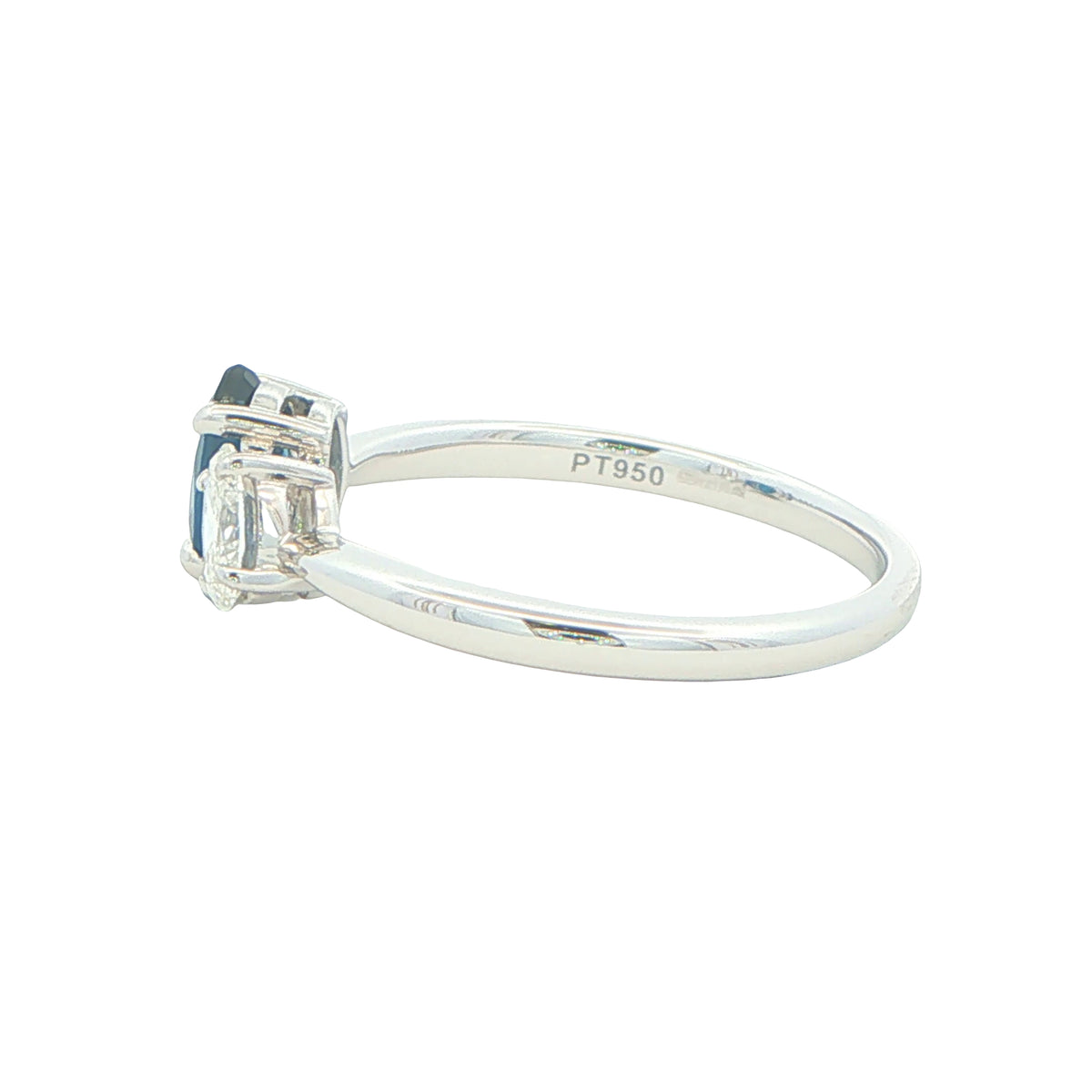Oval Sapphire and Diamond 2 Stone Ring Gardiner Brothers