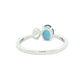 Oval Sapphire and Diamond 2 Stone Ring Gardiner Brothers