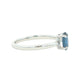 Oval Sapphire and Diamond 2 Stone Ring Gardiner Brothers