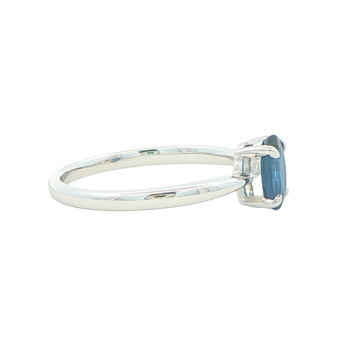 Oval Sapphire and Diamond 2 Stone Ring Gardiner Brothers