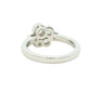 Round Brilliant Cut Diamond Bubble Style Ring - 0.85cts