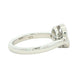 Round Brilliant Cut Diamond Bubble Style Ring - 0.85cts