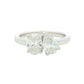 Platinum Oval and Pear Shaped Diamond "Toi et Moi" ring - 2.01cts Gardiner Brothers