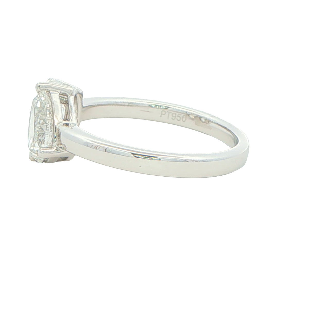 Platinum Oval and Pear Shaped Diamond "Toi et Moi" ring - 2.01cts Gardiner Brothers