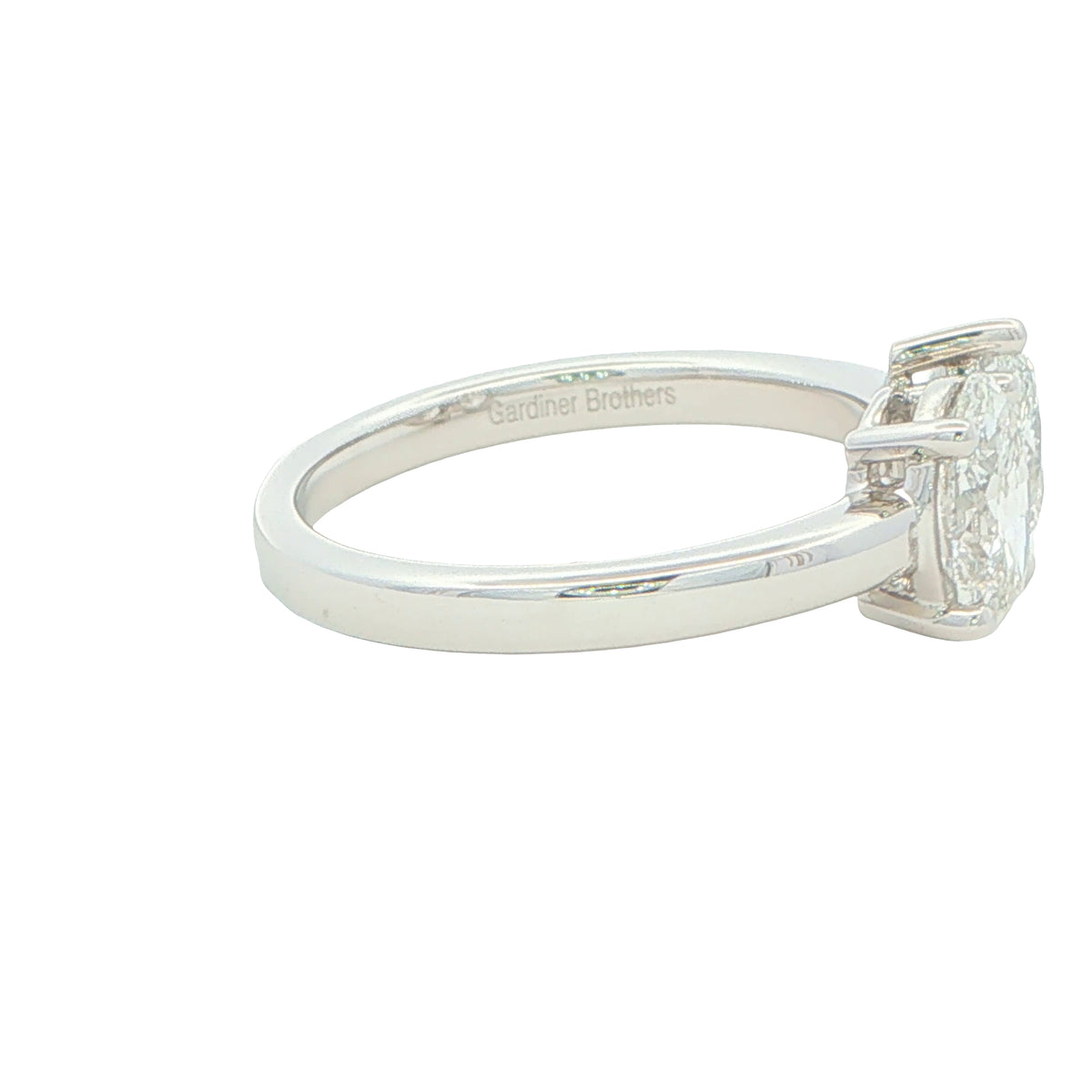 Platinum Oval and Pear Shaped Diamond "Toi et Moi" ring - 2.01cts Gardiner Brothers