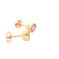 Yellow Gold Oval Shaped Amethyst Earrings Gardiner Brothers