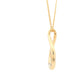 Yellow Gold Twisted Diamond Set Pendant Gardiner Brothers