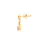 Amethyst and Diamond Drop Style Earrings Gardiner Brothers