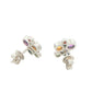 Multi Gemstone Bubble Style Earrings