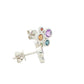 Multi Gemstone Bubble Style Earrings
