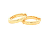 Round Brilliant Cut Diamond set Hoop Earrings 16mm - 1.00cts