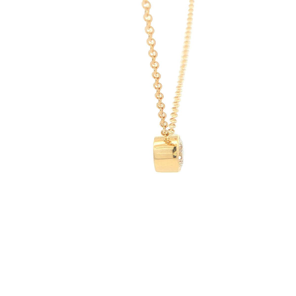 Round Brilliant Cut Diamond Solitaire Pendant - 0.55cts Gardiner Brothers