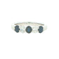 Sapphire and diamond oval shaped 5 stone ring Gardiner Brothers