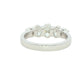 Oval shaped diamond 5 stone Graduated eternity ring - 1.60cts