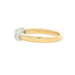 Oval shaped diamond 5 stone eternity ring - 0.75cts