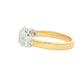 Oval shaped diamond 5 stone Graduated eternity ring - 2.12cts