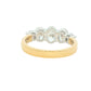 Oval shaped diamond 5 stone Graduated eternity ring - 2.12cts