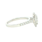 platinum Pear Shaped Diamond Halo Ring - 1.20cts