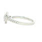 Platinum Oval Shaped Diamond Halo Style Ring - 0.84cts Gardiner Brothers