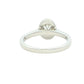 Platinum Oval Shaped Diamond Halo Style Ring - 0.84cts Gardiner Brothers