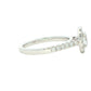 Platinum Oval Shaped Diamond Halo Style Ring - 0.84cts Gardiner Brothers