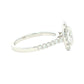Platinum Oval Shaped Diamond Halo Cluster Style Ring - 1.72cts