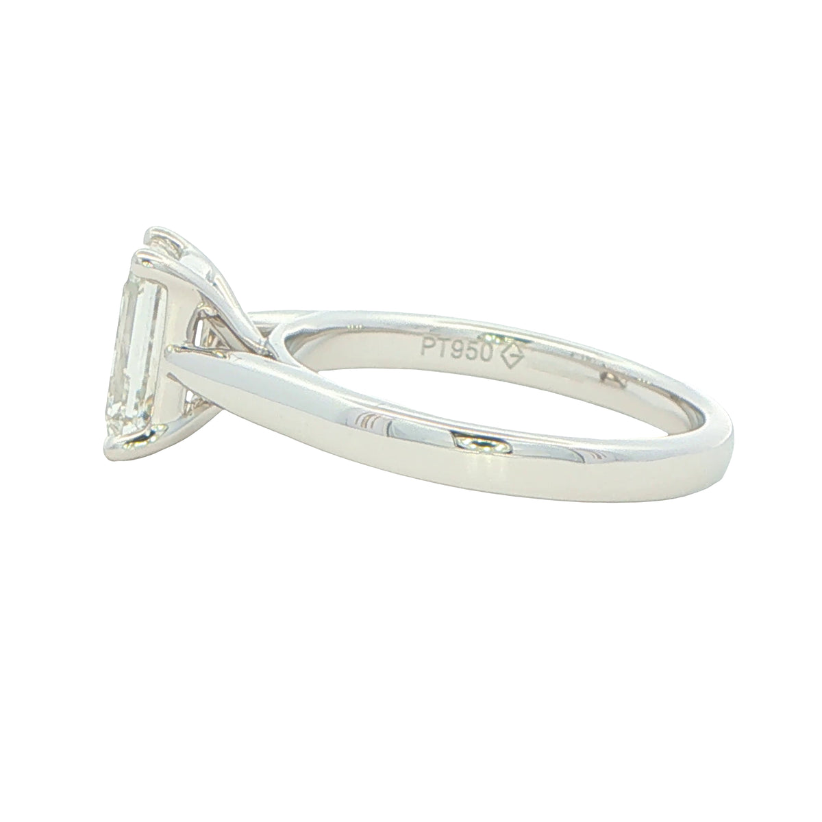 Lab Grown Emerald cut diamond solitaire ring - 1.50cts Gardiner Brothers