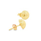 Yellow Gold Domed Stud Earrings