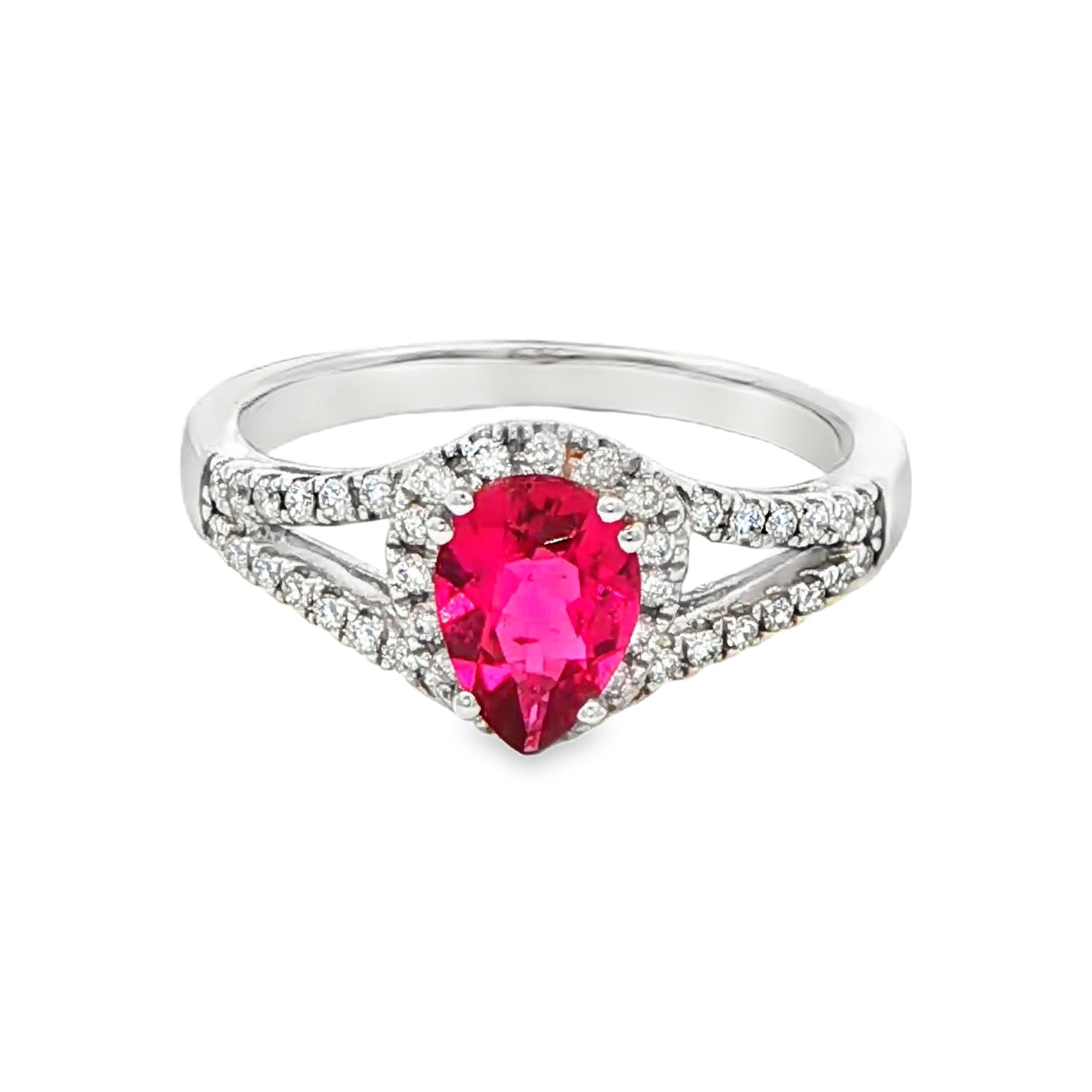 Pink Tourmaline and Diamond Dress Ring Gardiner Brothers