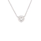 Round Brilliant Cut Diamond Rub-Over Style Pendant - 0.15cts  Gardiner Brothers   