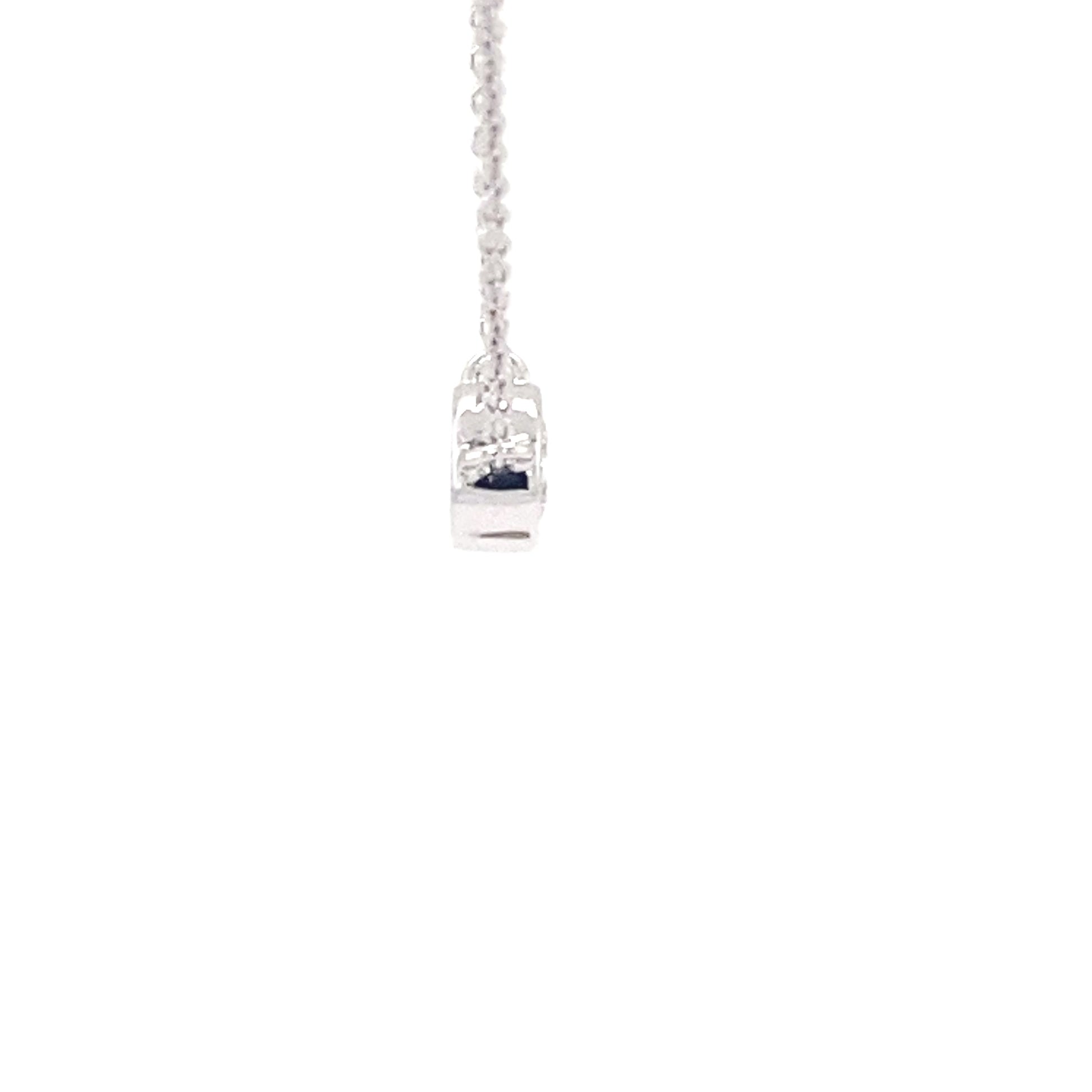 Round Brilliant Cut Diamond Rub-Over Style Pendant - 0.15cts  Gardiner Brothers   