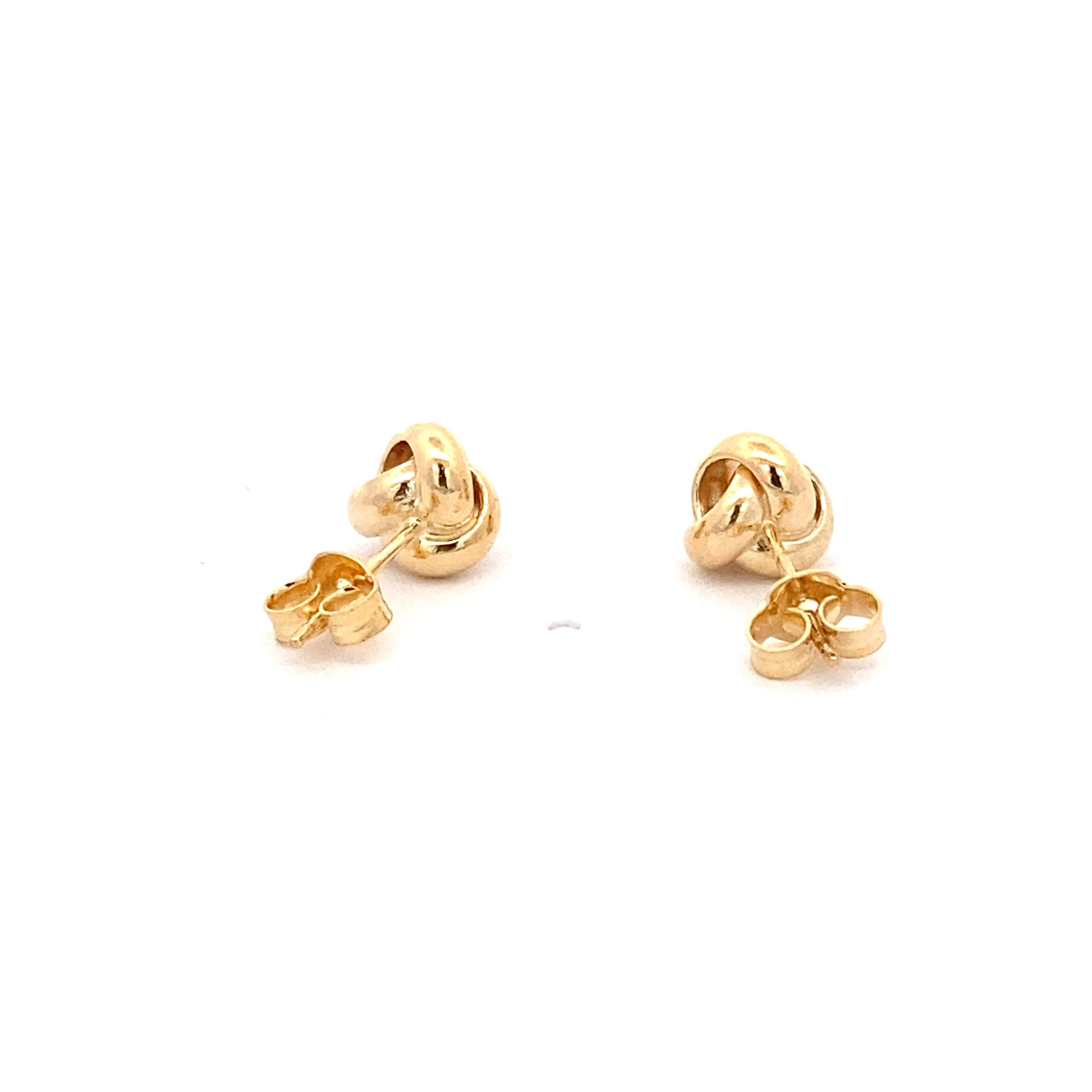 Yellow Gold Knot Earrings  Gardiner Brothers   