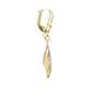 Yellow and White Gold Fancy Drop Earrings  Gardiner Brothers   