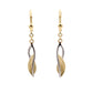 Yellow and White Gold Fancy Drop Earrings  Gardiner Brothers   