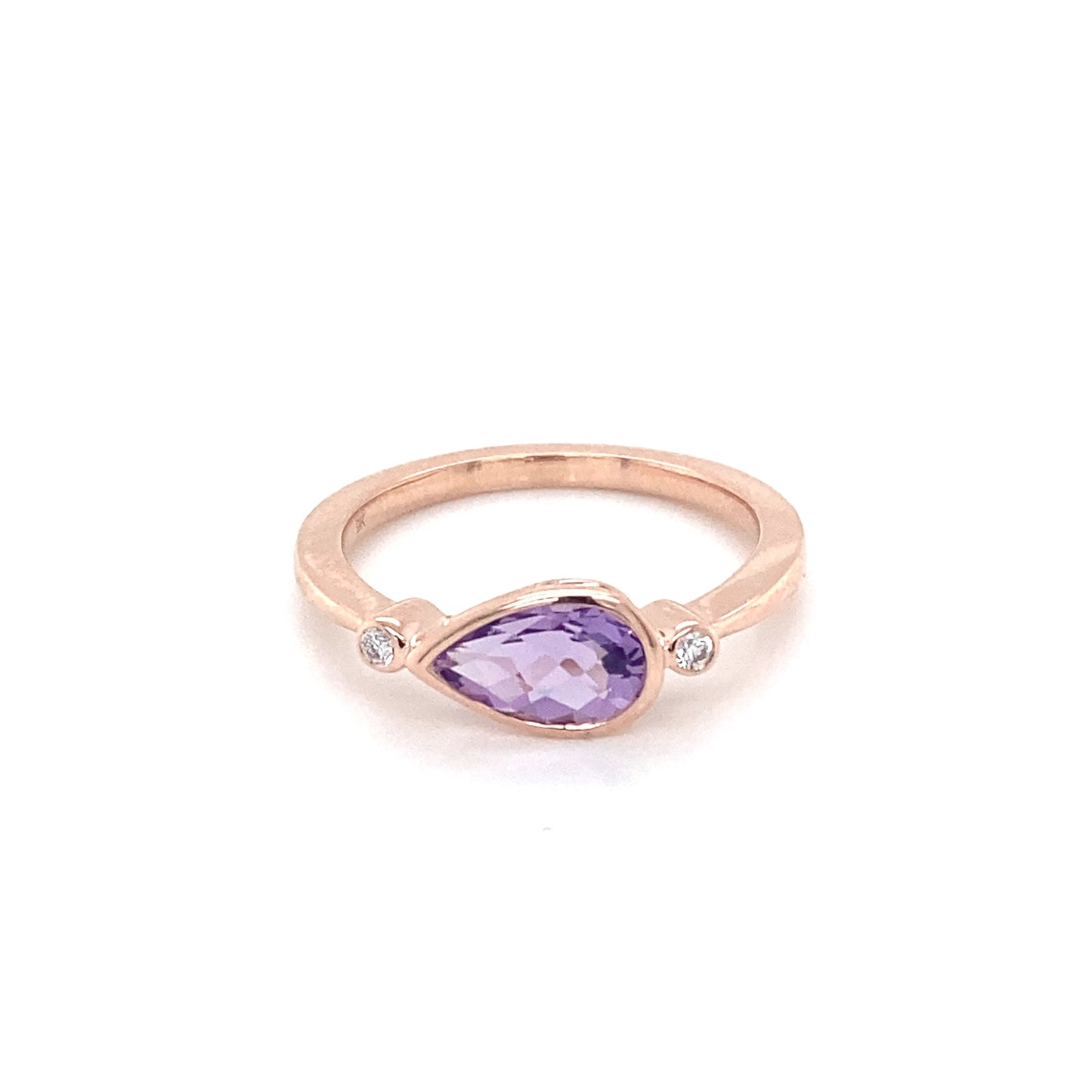 Amethyst and Diamond Dress Ring  Gardiner Brothers   