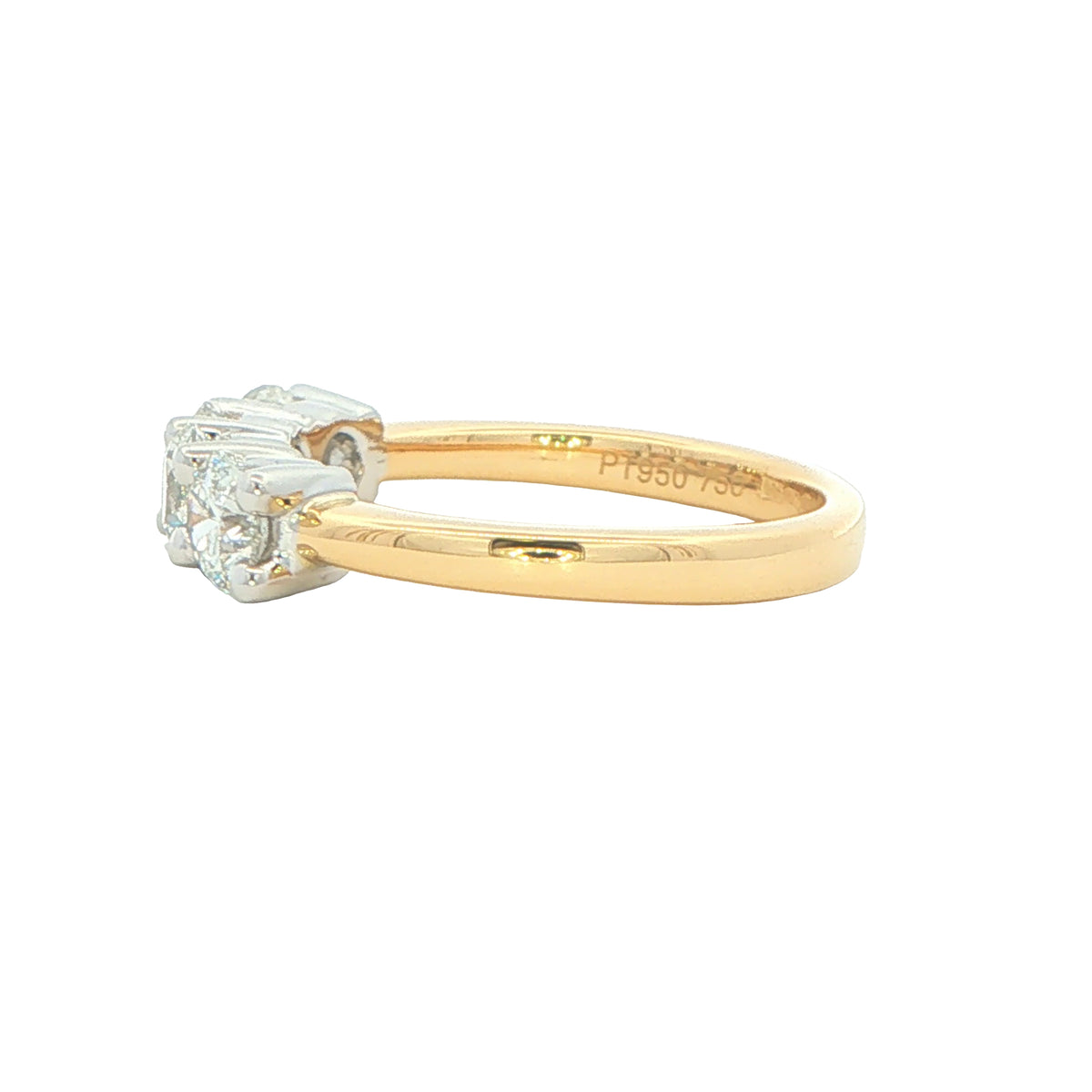 Round Brilliant Cut 4 Stone Eternity Ring - 1.20cts gardiner-brothers