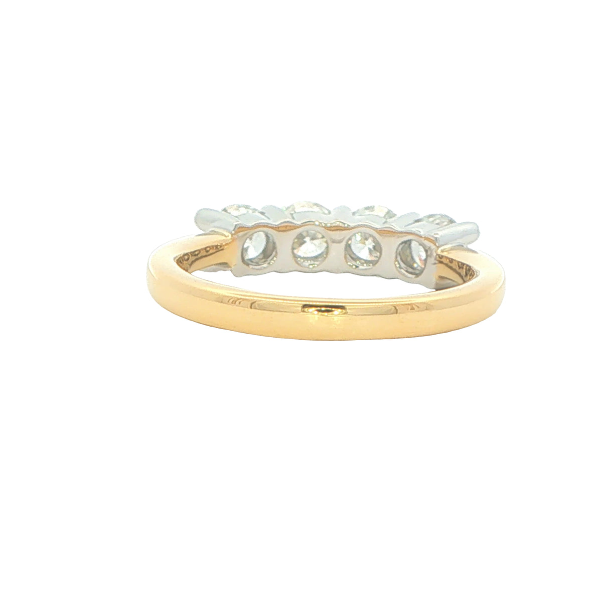 Round Brilliant Cut 4 Stone Eternity Ring - 1.20cts gardiner-brothers