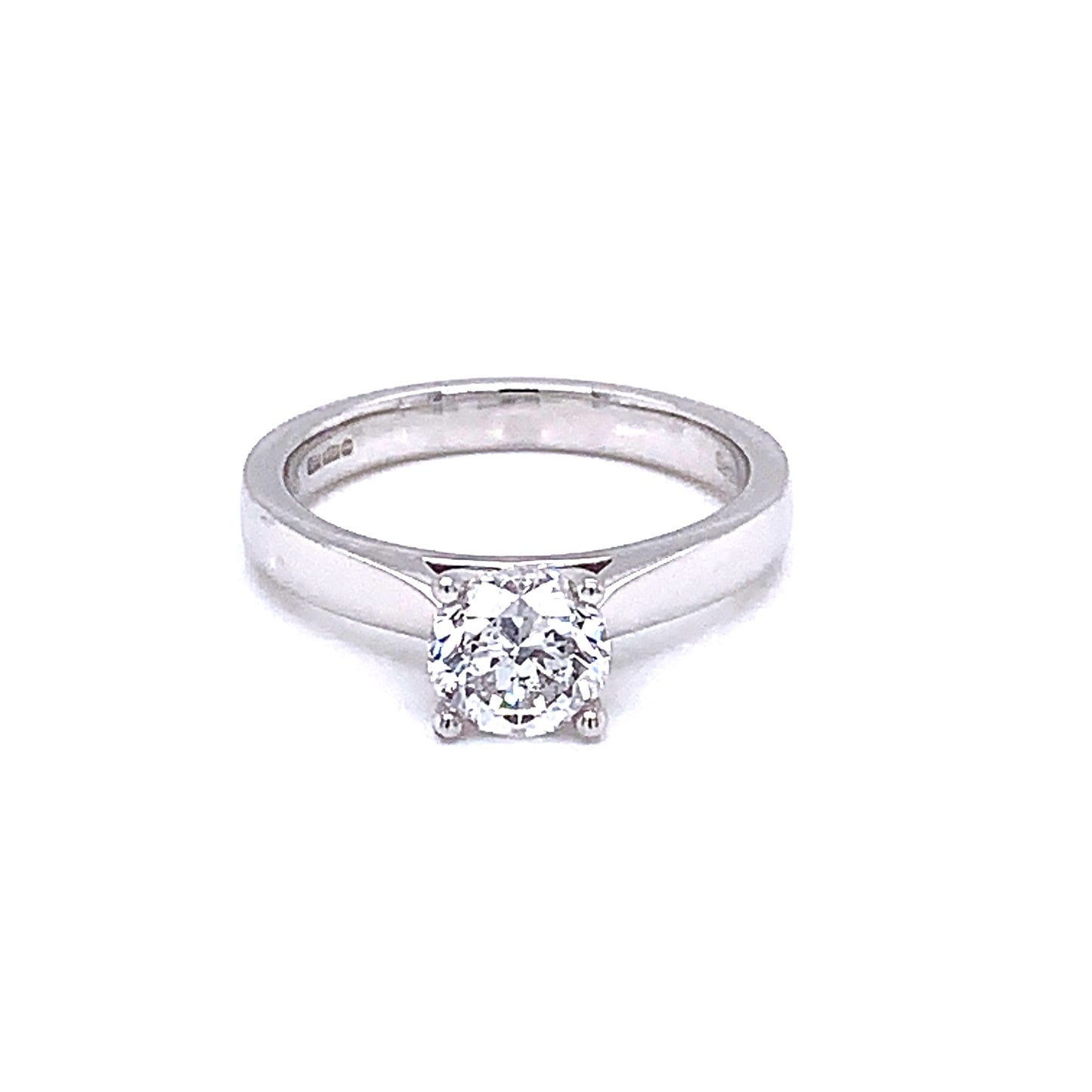 Round Brilliant Cut Diamond Solitaire Ring - 0.91cts  Gardiner Brothers   