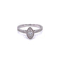 Marquise Cut Diamond Halo Style Ring - 0.31cts  gardiner-brothers   