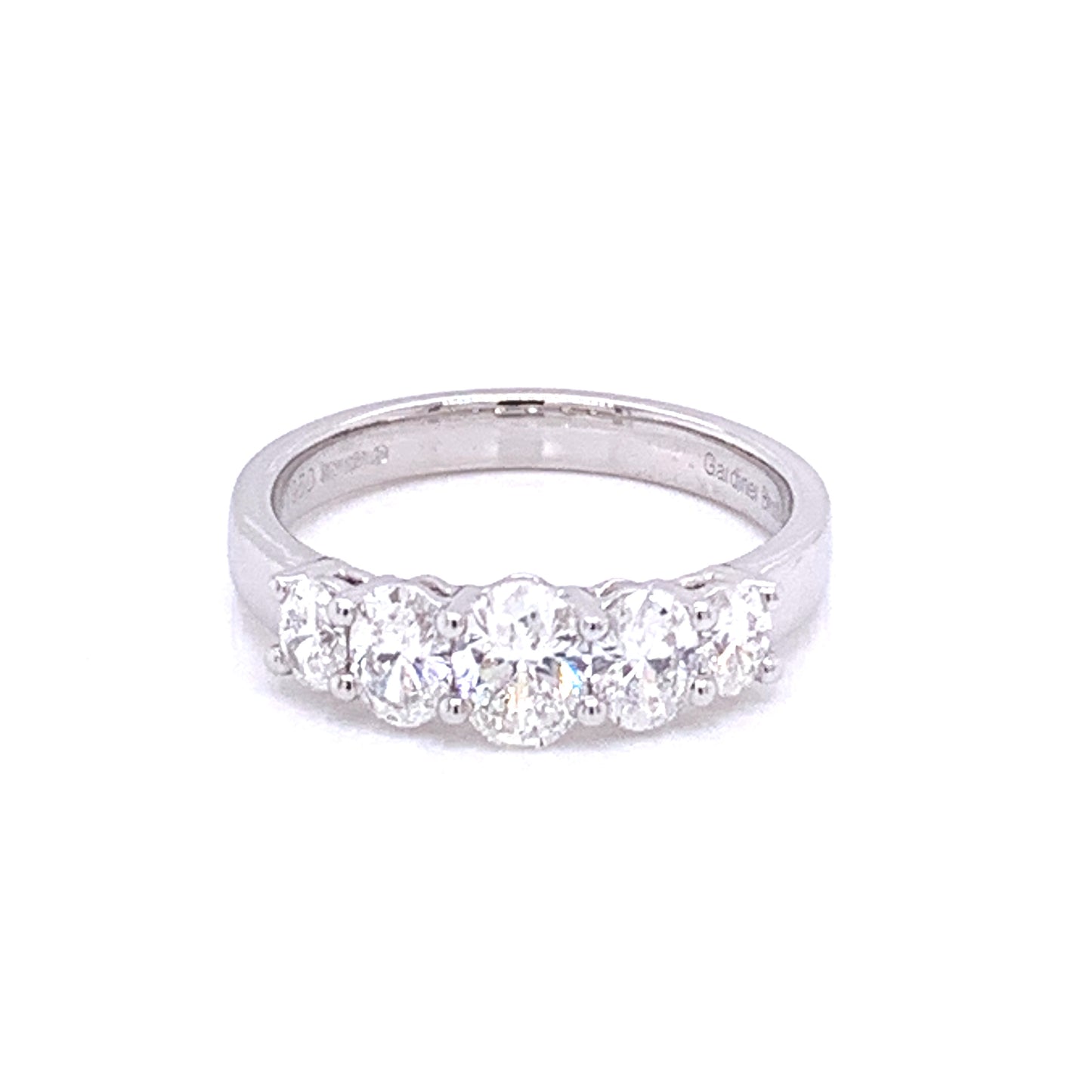 Aurora 5 Oval Shaped Diamond Ring - 1.06cts  Gardiner Brothers   
