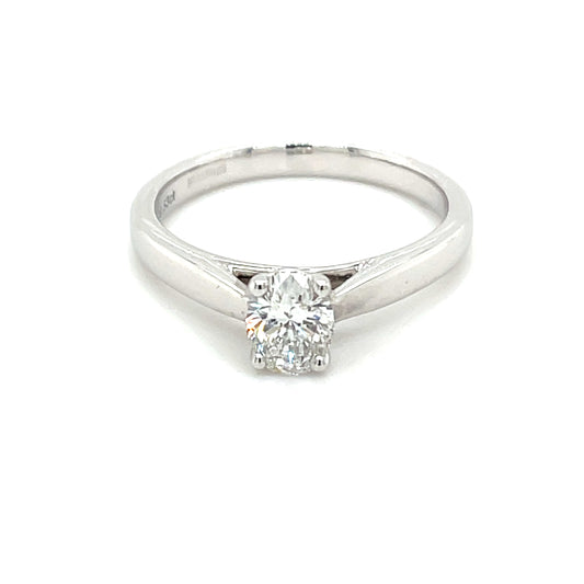 Oval Shaped Aurora Cut Diamond Solitaire Ring - 0.53cts  Gardiner Brothers   