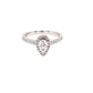 Pear Shaped Diamond Halo Ring - 0.79cts  Gardiner Brothers   