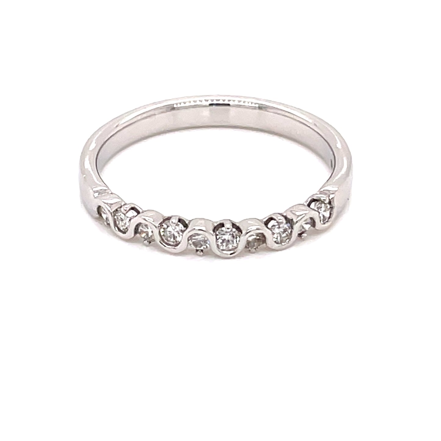 Round Brilliant Cut Diamond Eternity Style Ring  Gardiner Brothers   