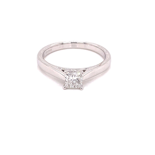 Princess Cut Diamond Solitaire Ring - 0.50cts  Gardiner Brothers   