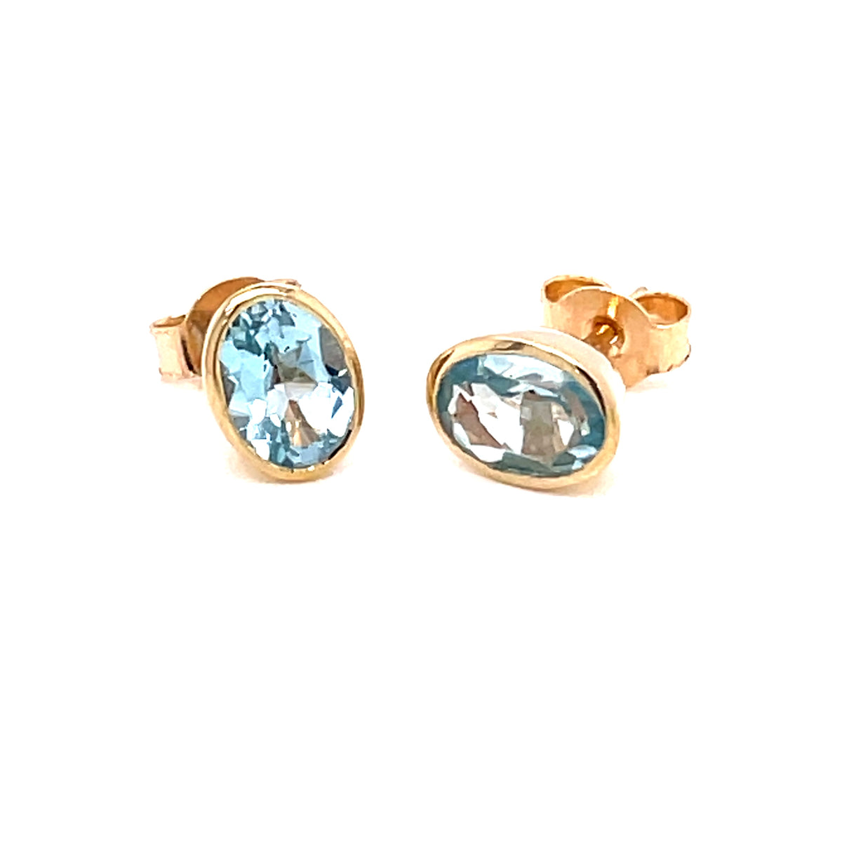 Swiss Blue Topaz Earrings  Gardiner Brothers   