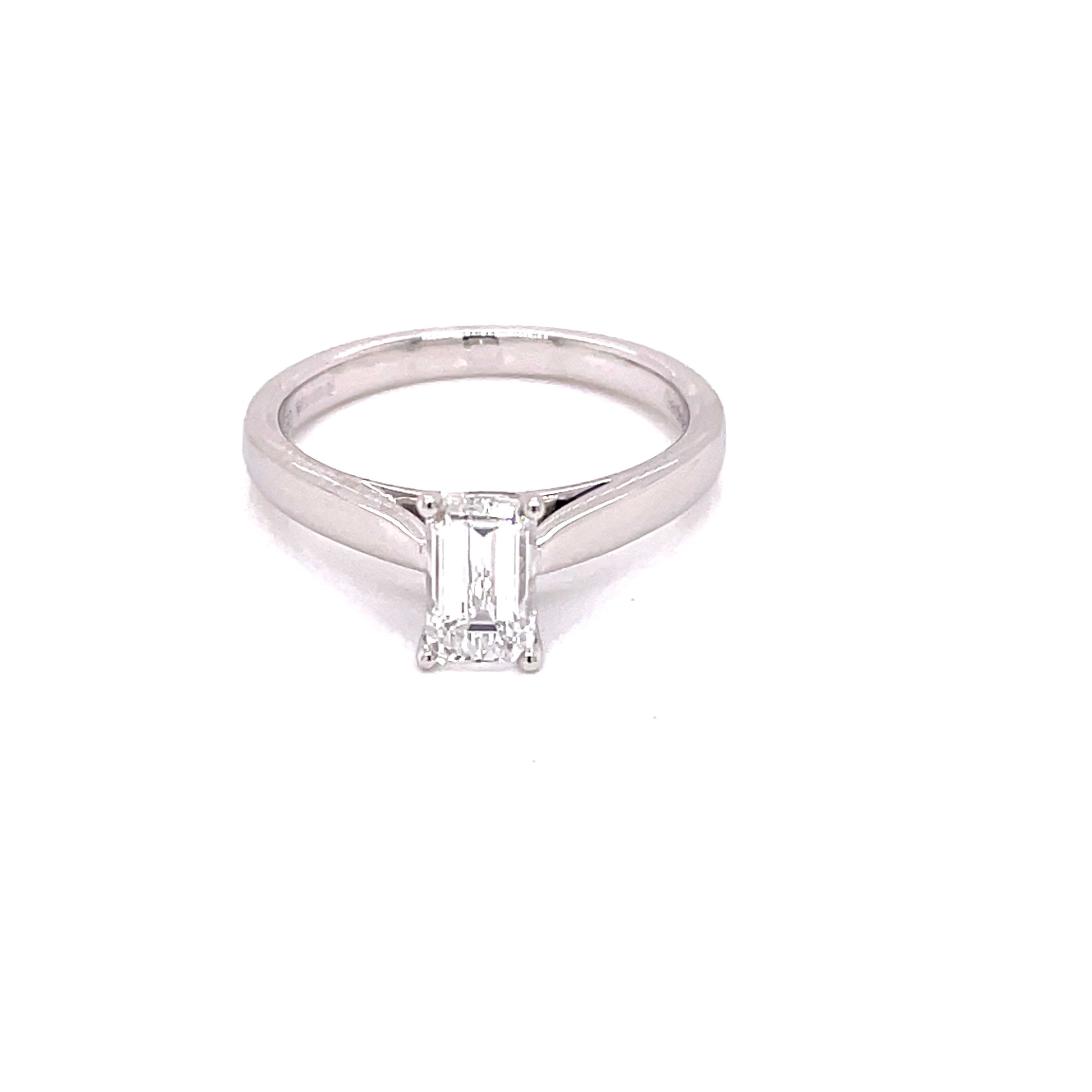 Emerald Cut Diamond Solitaire Ring - 1.01cts  Gardiner Brothers   