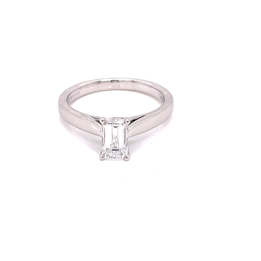 Emerald Cut Diamond Solitaire Ring - 1.01cts  Gardiner Brothers   