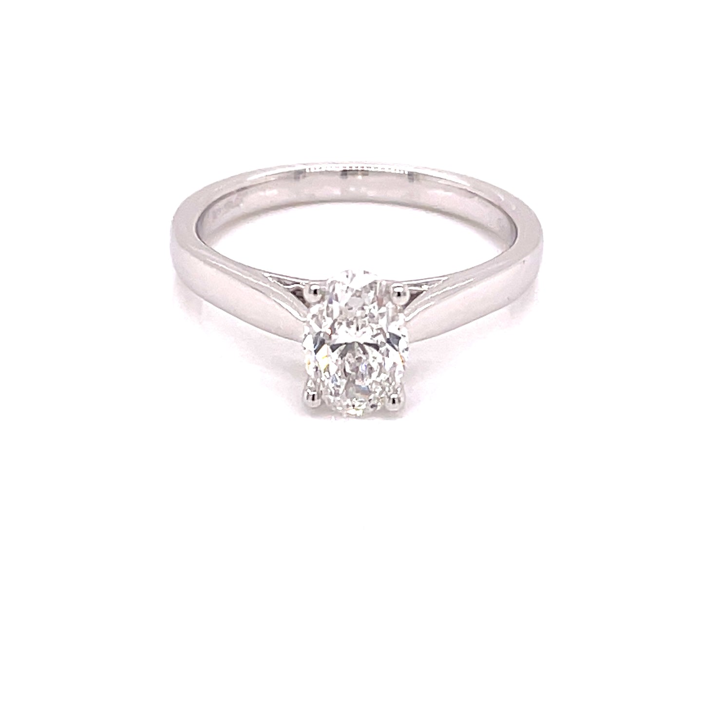 Oval Shaped Diamond Solitaire Ring - 1.00cts  Gardiner Brothers   