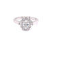 Oval Diamond Cluster Ring Surrounded By Round Brilliant and Baguette Cut Diamonds - 0.85cts  Gardiner Brothers   